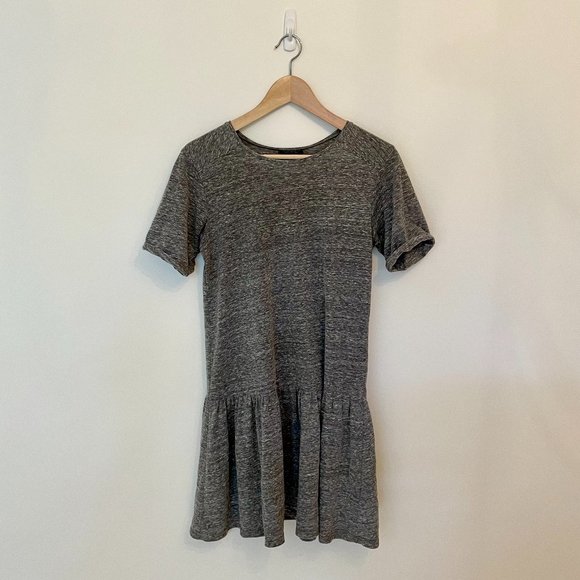Heathered Grey Topshop T-Shirt Dress - Picture 1 of 3